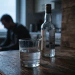 Agresja po alkoholu - zawstydzona osoba po użyciu przemocy
